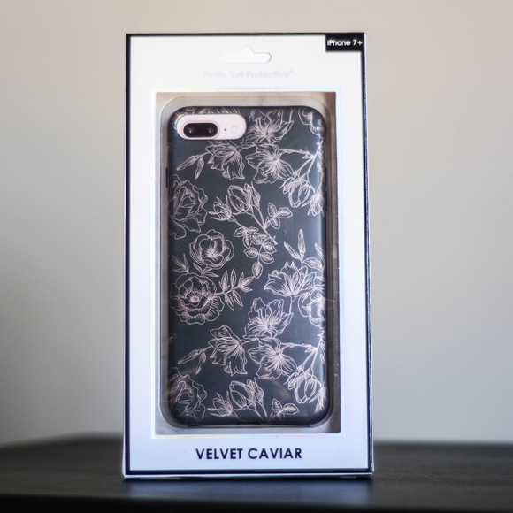 Velvet Caviar Accessories - Velvet Caviar Metallic Rose Gold iPhone Plus Case